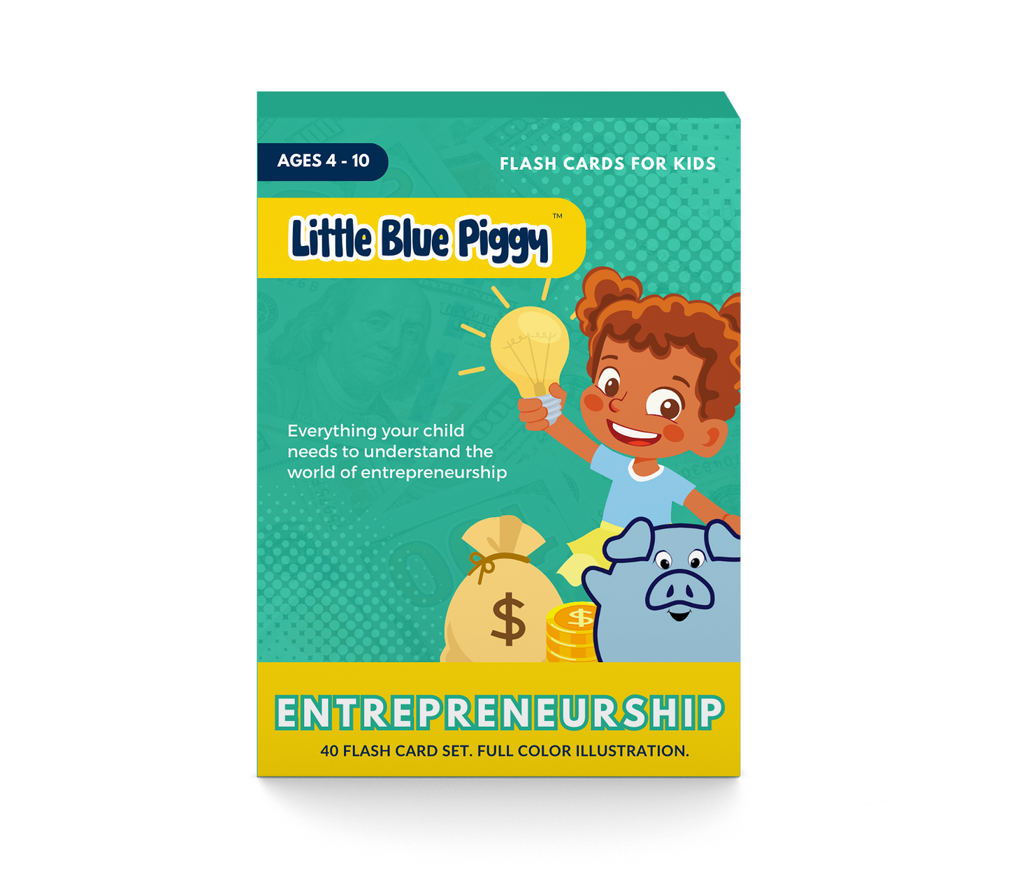 Little Blue Piggy - Entrepreneurship Flash Cards