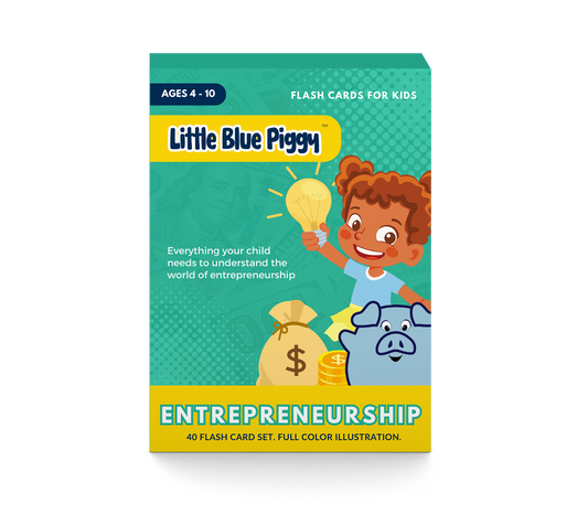 Little Blue Piggy - Entrepreneurship Flash Cards